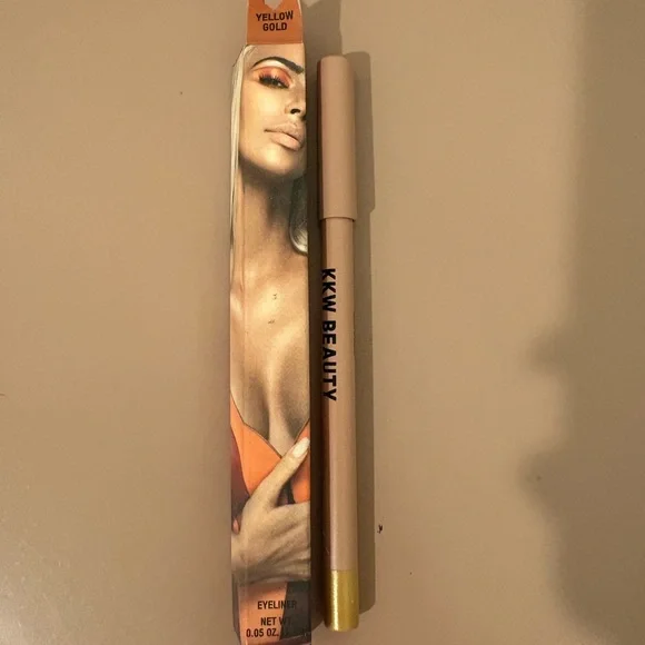 KKW Beauty Sooo Fire Yellow Gold Eyeliner Pencil - Picture 3 of 6